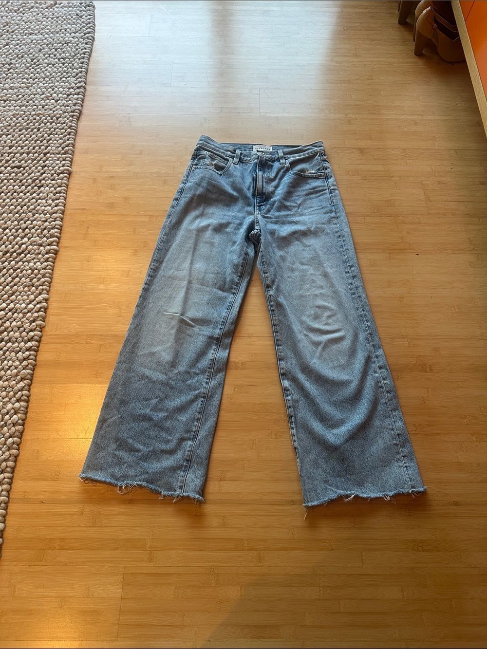 SLVRLAKE Grace Wide Leg High-Rise Jeans